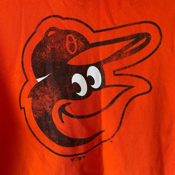 Baltimore Orioles‎ Cartoon Bird Official Orange Mens Hoodie SZ XL NWT Baseball - Picture 2 of 5